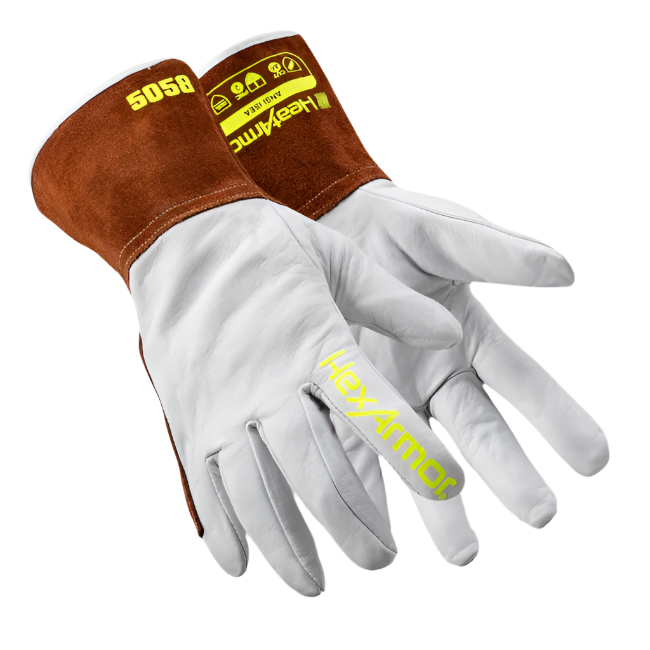 HeatArmor 5058 glove, goatskin palm, heat resistance class 2, cut resistance A6