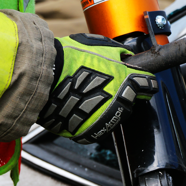 Rescue Glove for Lifeguards with Level 2 Impact and A8 Cut Protection with SuperFabrics