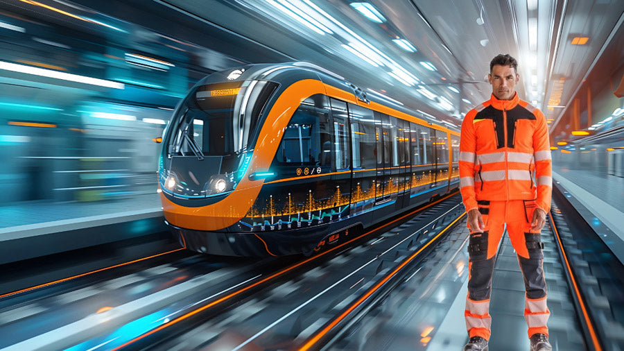 Ropa Reflejante para trabajadores de Ferrocarril