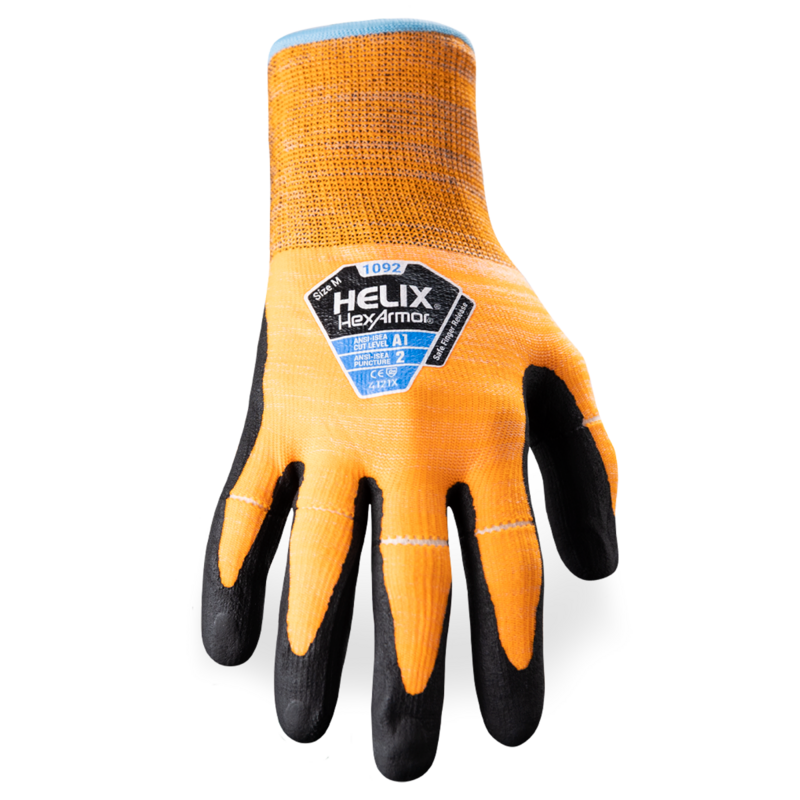 HexArmor® Helix® 1092 Level A1 Cut Resistant Gloves with Safe Finger Release Technology