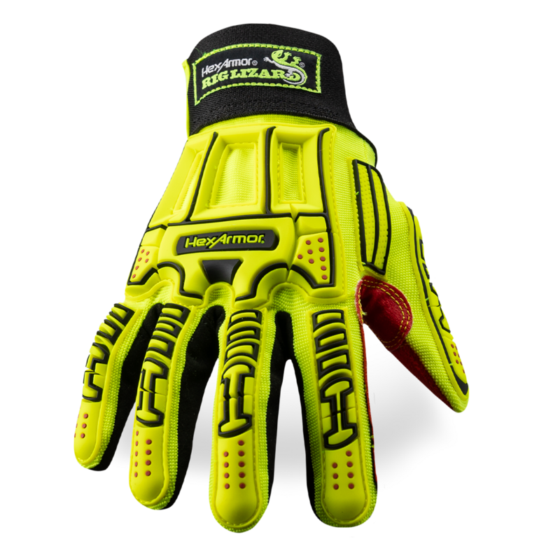 Guantes de Impacto HexArmor Rig Lizard® 2025X | Corte A6 y Agarre SuperFabric® TP-X+®
