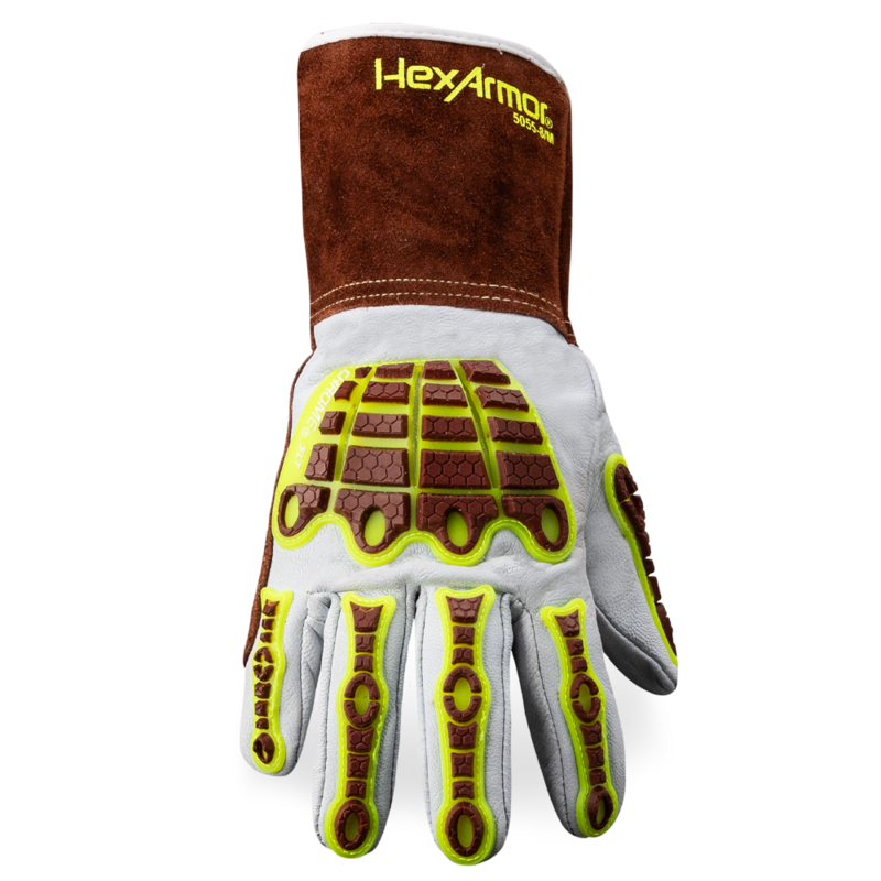 Guantes para Soldador MIG HexArmor® HeatArmor® 5055 | Contra Corte A6 y Anti flama