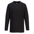 Playera de Algodón de Cuello Redondo Manga Larga