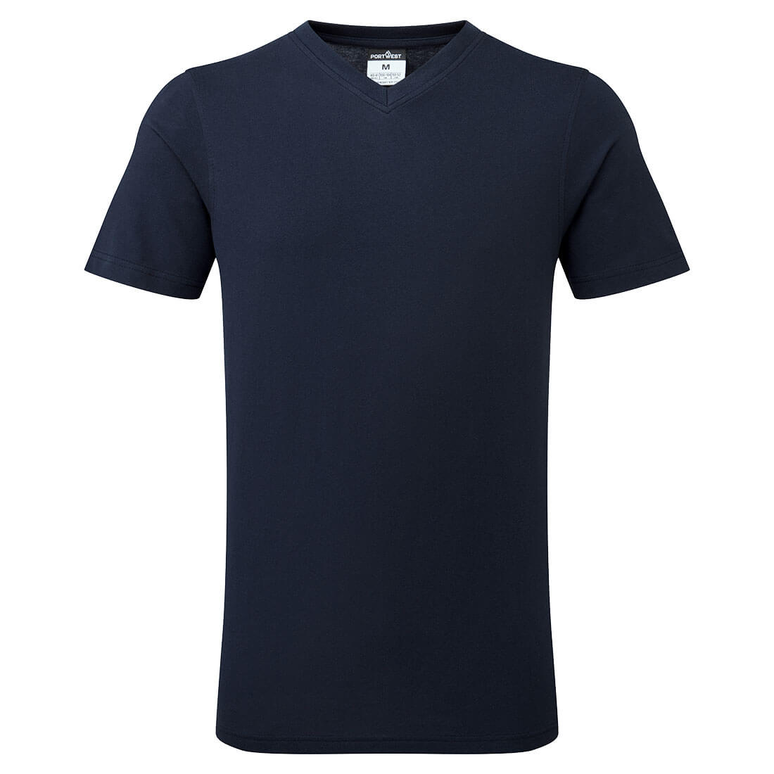 Playera Cuello V Algodón B197