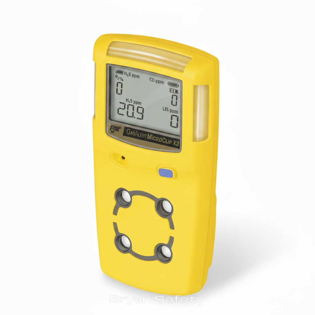 Detector Multigas Honeywell BW™ MicroClip X3 | Vida Útil de 5 Años y Confiabilidad Superior