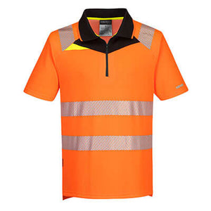 Portwest DX4 Hi-Vis Segmented Taped Polo Shirt DX412