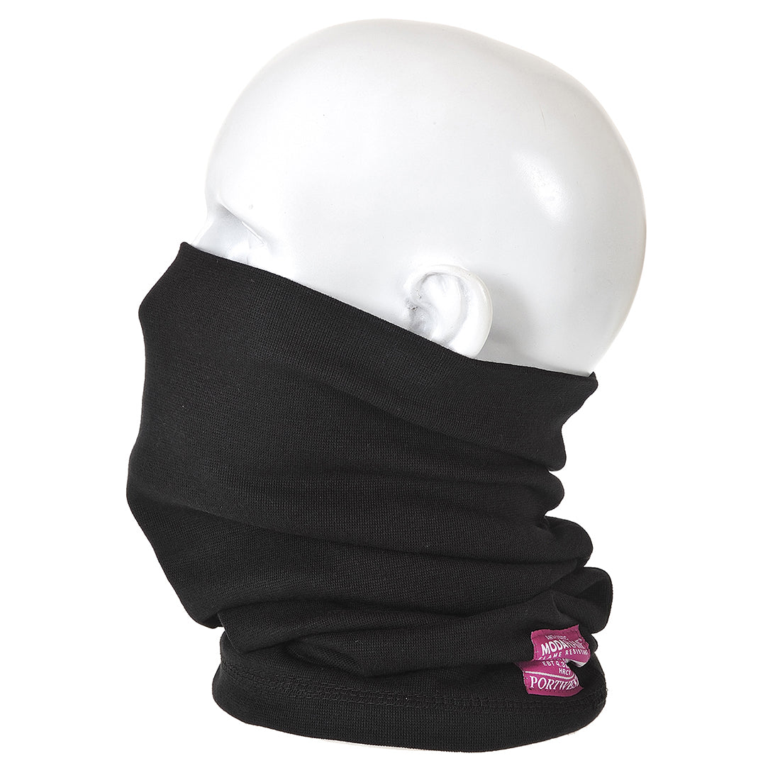 Flame resistant and antistatic neck cover