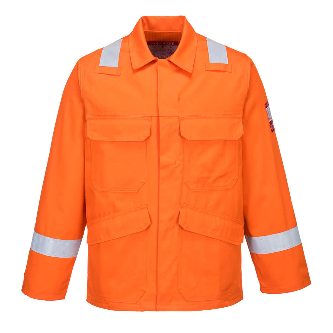 Chaqueta Para Soldar FR25 | Protección Ignífuga y Arco Eléctrico | BizFlame Plus™