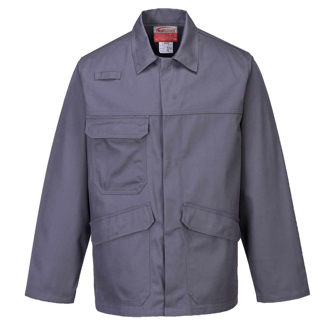 Chaqueta bizflame de trabajo Ignifuga y Antiestatica