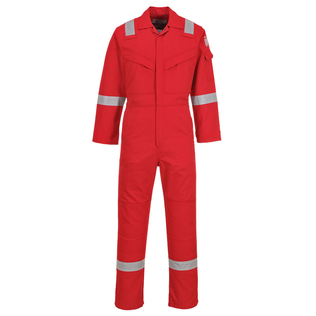 Multi-standard flame-resistant work overalls