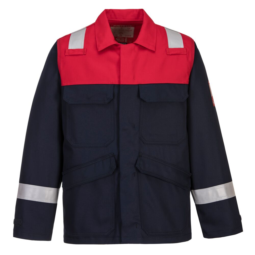 FR55 Reinforced Welding Jacket | Certified Flame Retardant | Bizflame Plus™