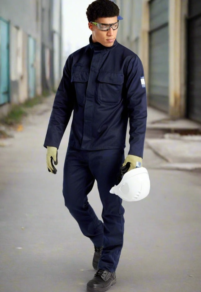 Chaqueta Resistente a las llamas FR65 | Protección a Salpicaduras de Metales Fundidos