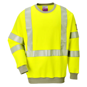 High-Visibility Flame-Retardant Sweatshirt | PortWest FR72