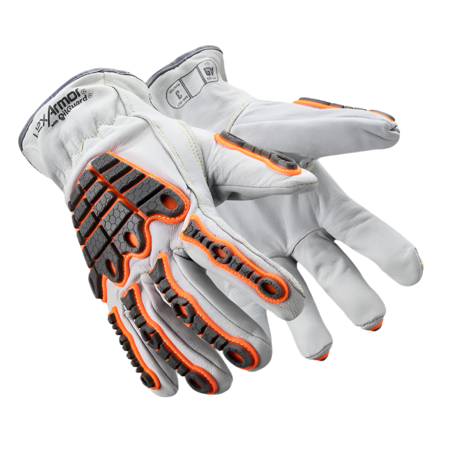 Guantes de Impacto HexArmor Chrome SLT® 4069 | Corte A9 y Protección Multi normas