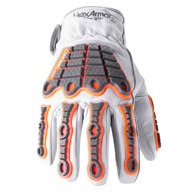 Guantes de Impacto HexArmor Chrome SLT® 4069 | Corte A9 y Protección Multi normas