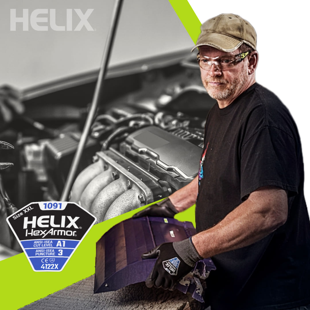 Anti-cut Gloves A1 Hexarmor Helix 1091