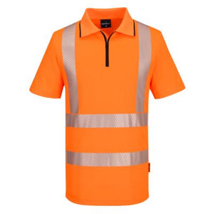 Portwest KX302 KX3 Hi-Vis Zip Polo Shirt