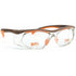 SW06 Uvex Orange/Coffee Adjustable Safety Glasses
