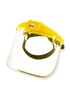 Wide face shield with Cabel frame