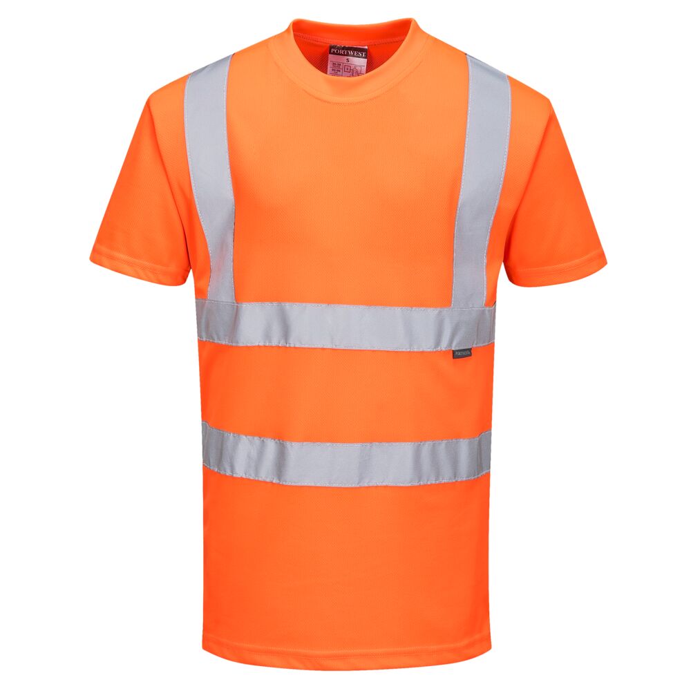 Playera Naranja RT23 de Alta Visibilidad
