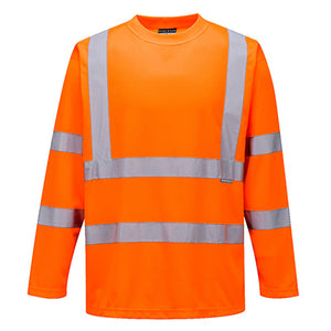 Premium Cotton Long Sleeve High-Visibility T-Shirt