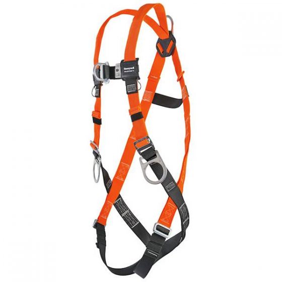 Fall harness for climbing stairs with 4 points