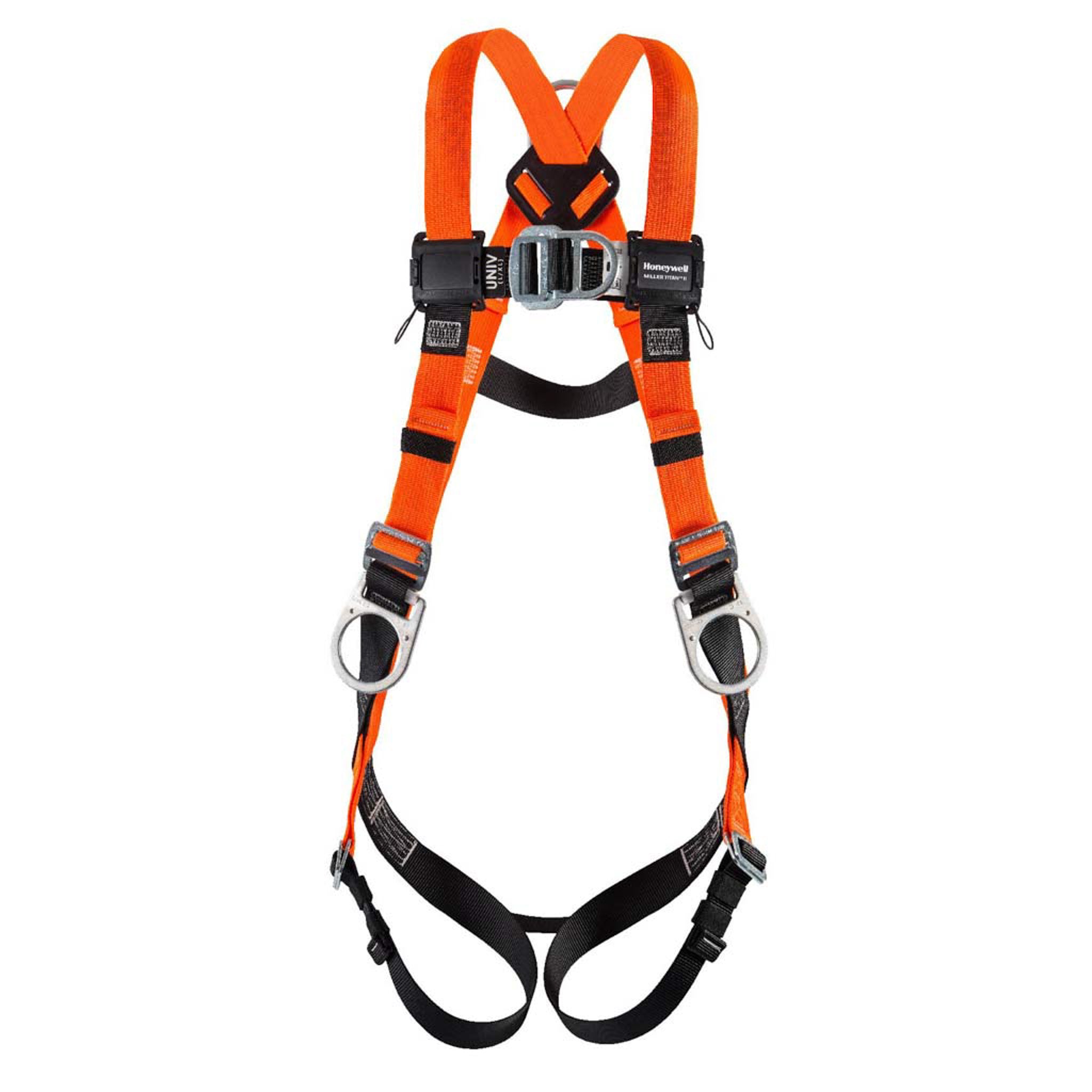 Fall harness for climbing stairs with 4 points
