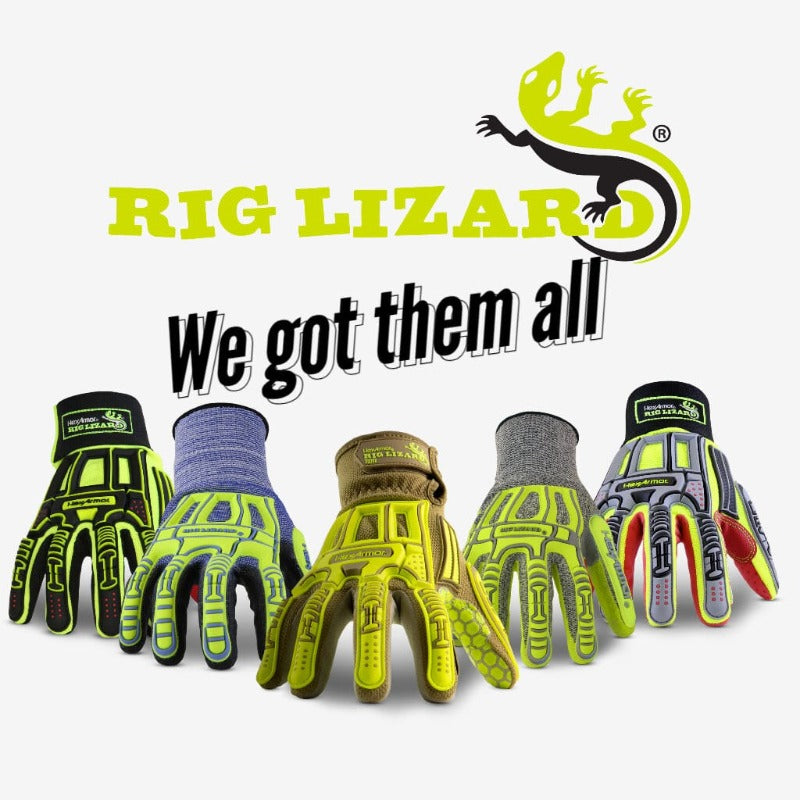 Guantes contra impactos 2028X Rig Lizard® Mud Grip+ con aramida