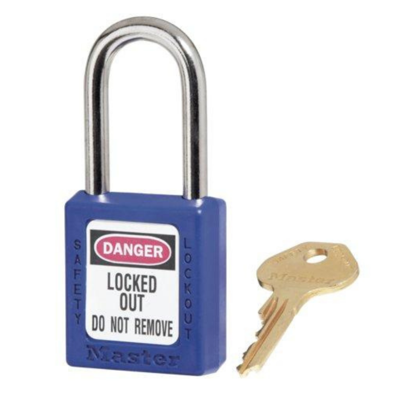 Candado de seguridad 410 Master Lock - Azul- Master Lock- Bryan Safety Mexico