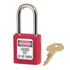 Candado de seguridad 410 Master Lock - Rojo- Master Lock- Bryan Safety Mexico