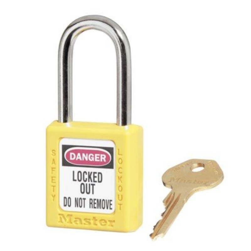 Candado de seguridad 410 Master Lock - Amarillo- Master Lock- Bryan Safety Mexico