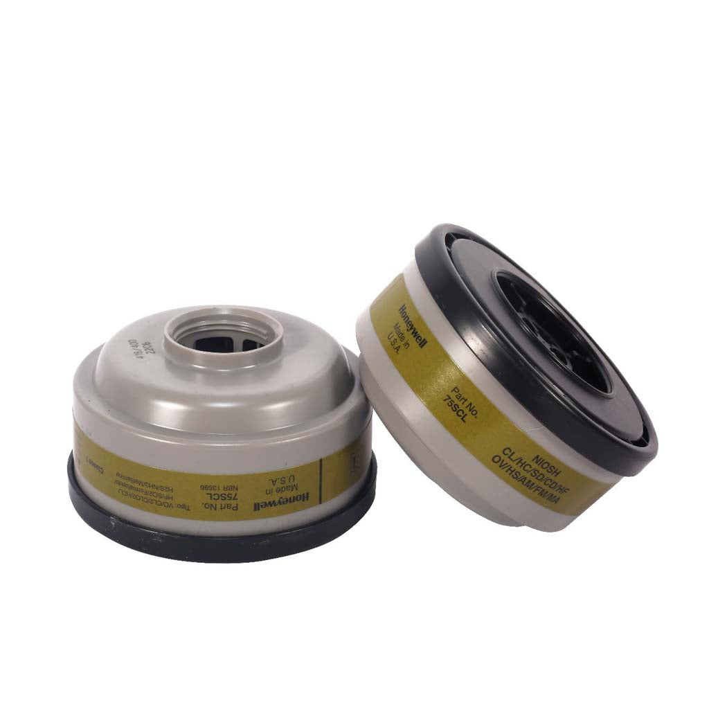 Cartucho para vapores orgánicos, gases ácidos y metilaminas - - Honeywell- Bryan Safety Mexico