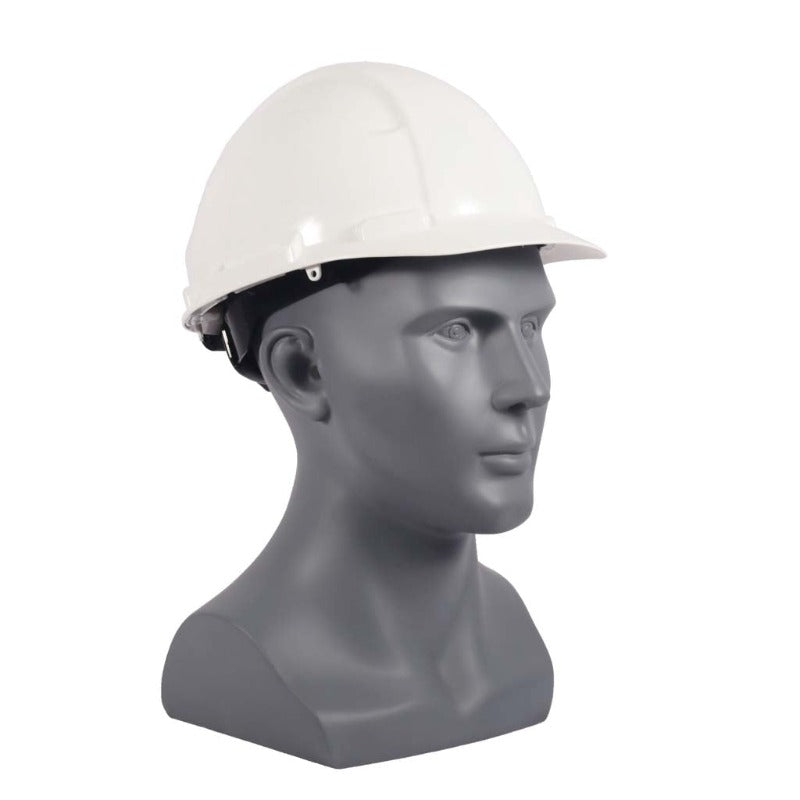 Casco de seguridad con suspensión matraca - Blanco- INFRA- Bryan Safety Mexico