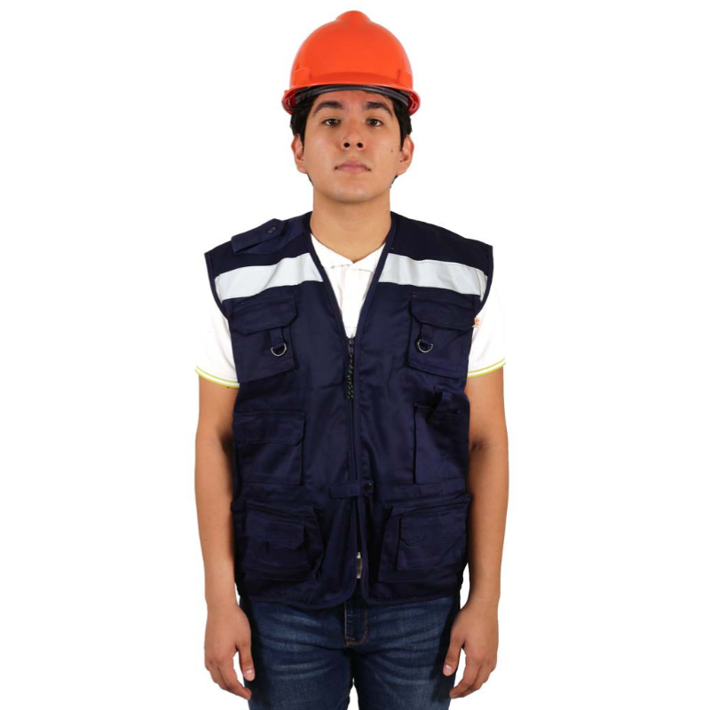 Chaleco Gabardina Geolog con cintas reflejantes - - MaxTrack- Bryan Safety Mexico